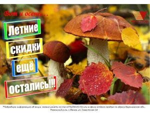 Летние скидки еще остались